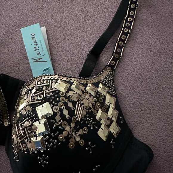 Marciano Gold Bling Embellished Bra 34B - Picture 2 of 4